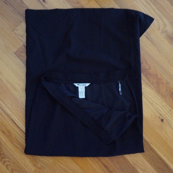 NYGARD Black Lined Maxi Skirt with Slit 8 - Picture 1 of 1
